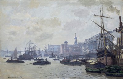 लंदन में टेम्स, 1871 द्वारा क्लाउड मोनेट
