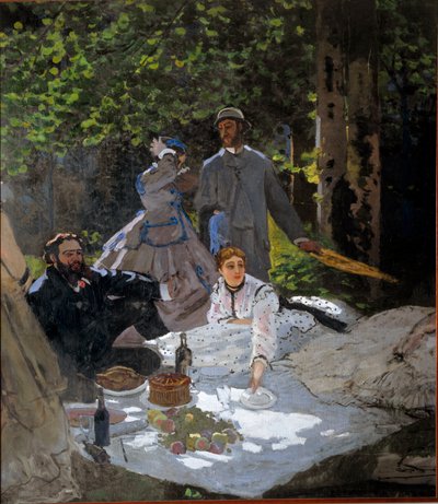 घास पर नाश्ता द्वारा Claude Monet