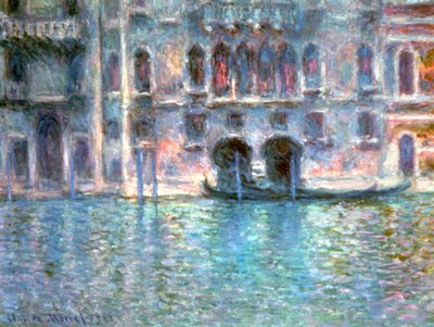 वेनिस, पलाज़ो दा मूला, 1908 द्वारा Claude Monet