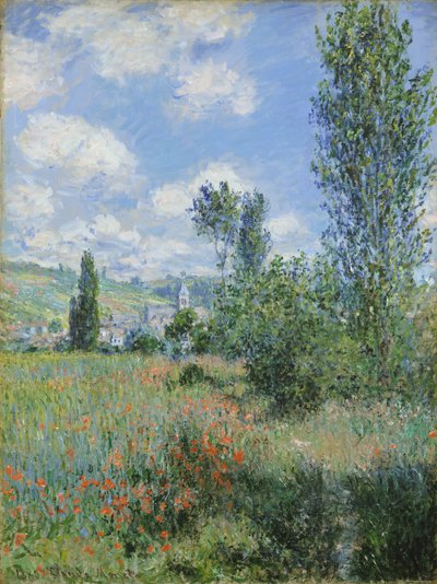 वेथुइल का दृश्य द्वारा Claude Monet