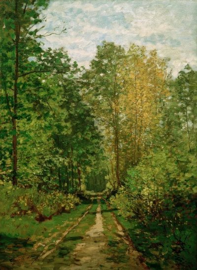 वन पथ द्वारा Claude Monet