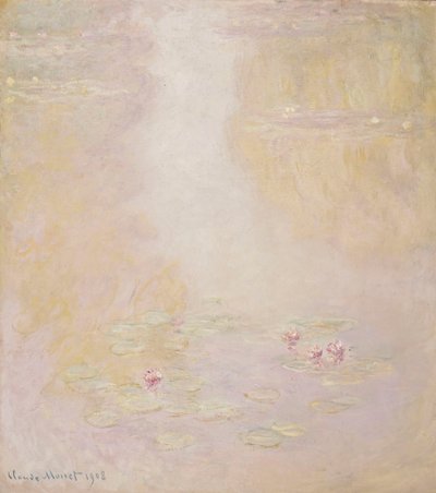 वॉटर लिली, गिवरनी, 1908 द्वारा क्लाउड मोनेट