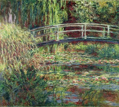 वाटरलिली पॉन्ड, पिंक हार्मनी द वॉटर लिली पॉन्ड, गुलाबी सद्भाव द्वारा Claude Monet