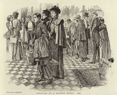 1895 में एक आधुनिक होटल में आगमन हुआ द्वारा क्लाउड शेपर्सन