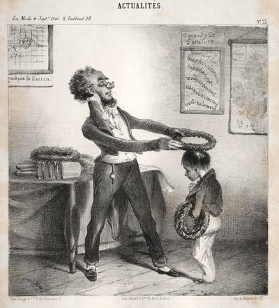 समाचार: पुरस्कार वितरण, 1841। द्वारा क्लेमेंटे प्रीचे