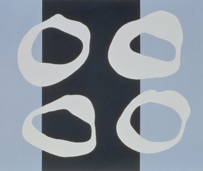 ब्लू ग्राउंड IV, 1998 (कैनवास पर एक्रिलिक) द्वारा कॉलिन बूथ
