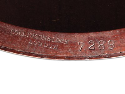 विक्टोरियन inlaid सामयिक तालिका, विस्तार, c.1880 (शीशम और हाथीदांत) द्वारा कोलिन्सन और लॉक