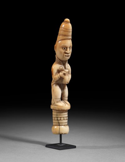 फ्लाईविस्क हैंडल, c.1850 द्वारा Congolese School