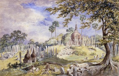 अनुराधापुरा, श्रीलंका में थुपराम दगोबा, 1873 द्वारा कॉन्स्टेंस फ्रेडेरिका गॉर्डन कमिंग