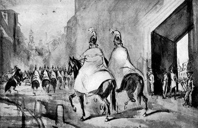 Cuirassiers, 19 वीं शताब्दी, 1930 द्वारा कॉन्स्टेंटिन दोस्तों