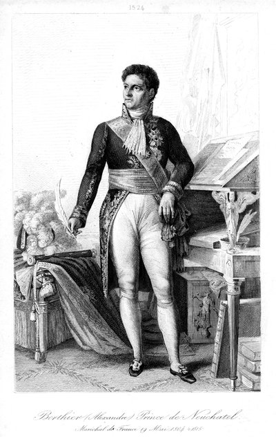 लुई अलेक्जेंड्रे बर्थियर 1753-1815, फ्रांस का मार्शल, 1839। द्वारा Contenau