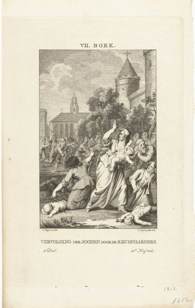 क्रूसेडर्स द्वारा यहूदियों का उत्पीड़न, 1784 द्वारा कॉर्नेलिस बोगर्ट्स