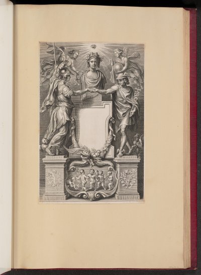 फ्रेडरिक डी मार्सेलेर, लेगाटव्स के लिए शीर्षक पृष्ठ द्वारा Cornelis Galle II after Sir Peter Paul Rubens