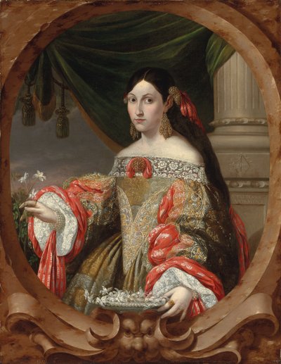 एक महिला का चित्रण, 1682 द्वारा Cornelis III Schut