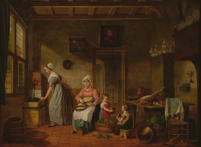 किचन इंटीरियर, 1820 द्वारा Cornelis van Cuylenburg