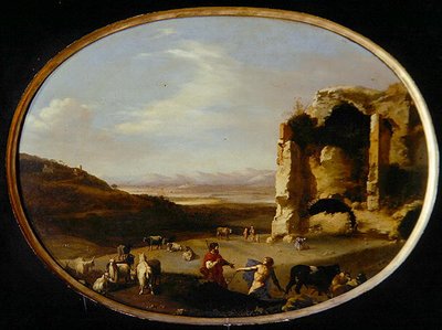 मरकरी और बैटो, c.1621 (कैनवास पर तेल) द्वारा कॉर्नेलिस वैन पॉलेनबर्ग या पॉलेनबर्च