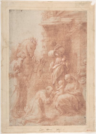 द एडवेंचर ऑफ द मैगी, सीए। 1517. द्वारा Correggio