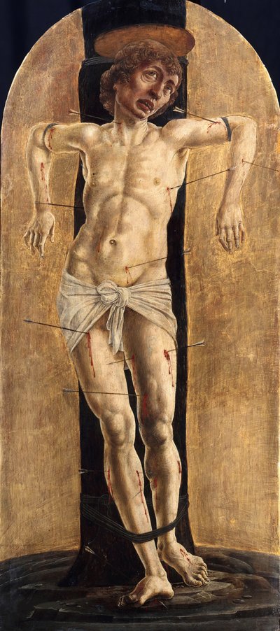 Saint Sebastian, ca 1484 द्वारा कोसिमो तुरा