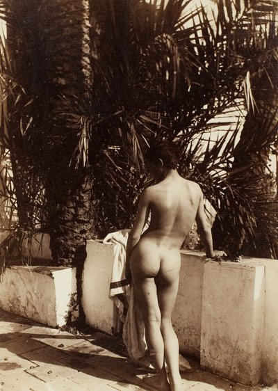 पुरुष नग्न, 1890। द्वारा Count Wilhelm von Gloeden