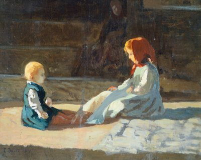 सन इन चिल्ड्रन, लगभग 1860, क्रिस्टियानो बंटी द्वारा (1824-1904) द्वारा क्रिस्टियानो बंटी
