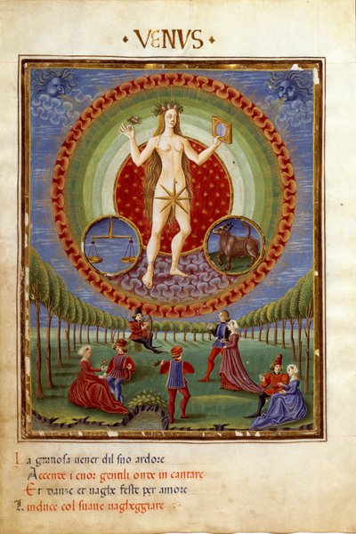 संतुलन और बैल की राशियों के साथ आया था। वीरतापूर्ण दृश्य (लघु, c.1470) द्वारा क्रिस्टोफोरो डी प्रेडिस