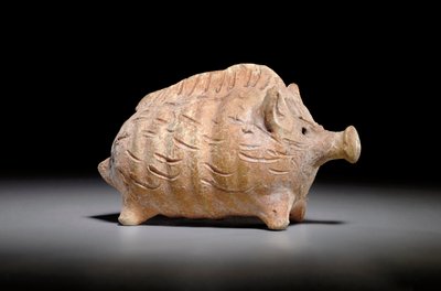 हेलेनिस्टिक रैटल, c.1st सदी ईसा पूर्व (टेराकोटा) द्वारा साइप्रट साइप्रट