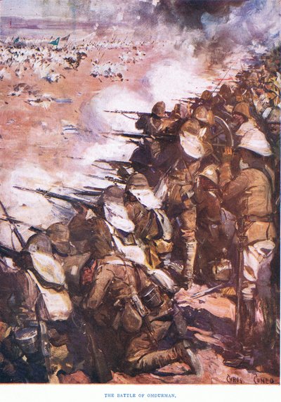 ओमदुरमन की लड़ाई 1898, 1915 द्वारा साइरस कुनेओ