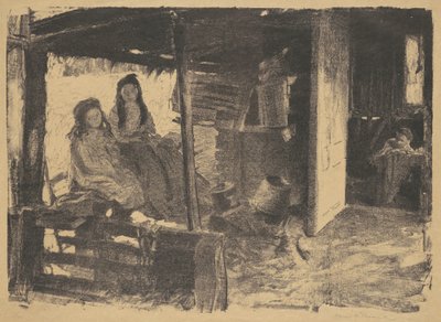 शीर्षकहीन (एक खलिहान में 2 लड़कियाँ) द्वारा डेनियल अल्बर्ट वेरेस्मिथ