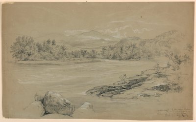 लीड माइन ब्रिज, गोरहम, न्यू हैम्पशायर द्वारा एंड्रोस्कोगिन नदी द्वारा डैनियल हंटिंगटन