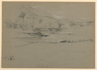 कैम्ब्रिज, वर्मोंट के रास्ते में पहाड़ों का दृश्य द्वारा डैनियल हंटिंगटन