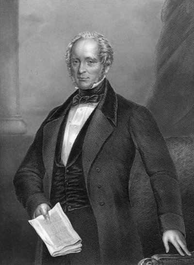 हेनरी जॉन टेम्पल 1784-1865, तीसरा विस्काउंट पामर्स्टन, ब्रिटिश स्टेटमैन, 1857। द्वारा डैनियल जॉन पाउंड