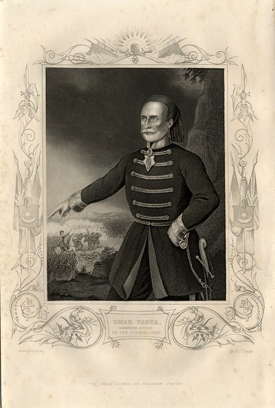 उमर पाशा का पोर्ट्रेट, 1856 द्वारा डैनियल जॉन पाउंड