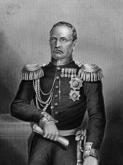 प्रिंस गोरत्स्कॉफ़, रूसी सैनिक, 1857 द्वारा डैनियल जॉन पाउंड