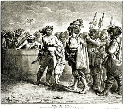 विलियम टेल, 1781। द्वारा डैनियल निकोलस चोडोवेकी