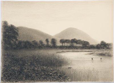 Yeavering Bell, Northumberland, c.1916 (कागज पर पेंसिल und wc) द्वारा डैनियल ओलिवर