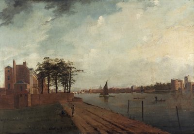 मिलबैंक से लैम्बेथ पैलेस, 1808 द्वारा डैनियल टर्नर