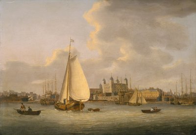 नदी से लंदन का टॉवर, c1770-c1818 द्वारा डैनियल टर्नर