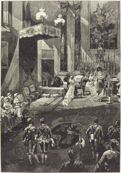 एक बच्चे का जन्म, 1882। द्वारा डैनियल Urrabieta Vierge