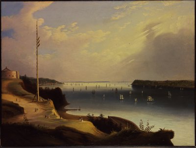 न्यूयॉर्क हार्बर, c.1835 द्वारा डैनियल वड्सवर्थ