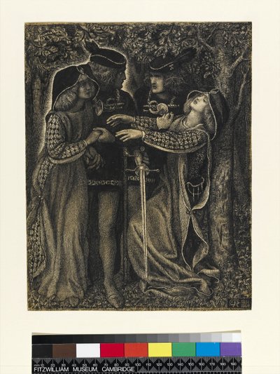 वे अपने आप को कैसे समझते हैं, c.185060 (पेन इन इंडियन स्याही) (63161 भी देखें) द्वारा डांटे गेब्रियल चार्ल्स रोसेटी