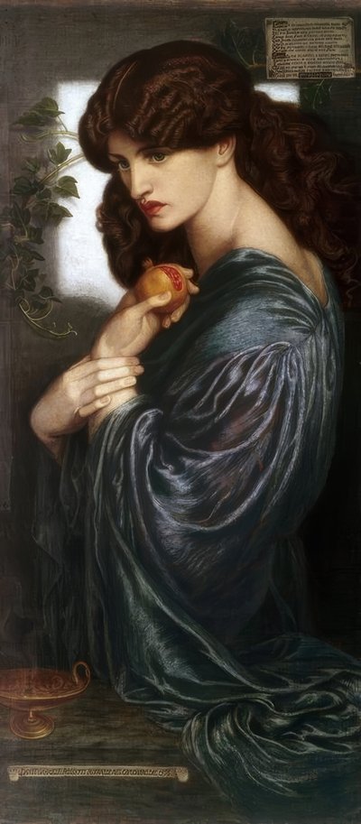 Proserpina द्वारा डांटे गेब्रियल चार्ल्स रोसेटी
