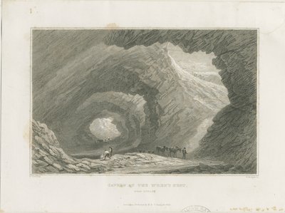 डुडले - कैवर्न एट द व्रेन नेस्ट: स्टील एनग्रेविंग, एनडी [सी 1829] द्वारा डेविड कॉक्स
