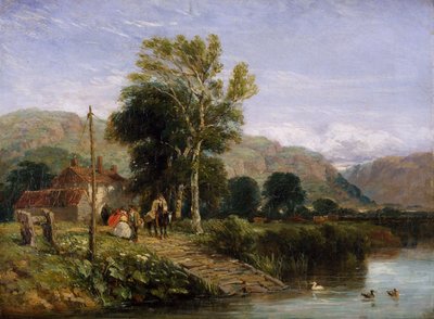 फेरी का इंतजार, 1845 द्वारा डेविड कॉक्स