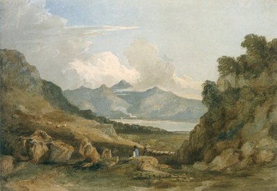 स्नोडन, c1810। द्वारा डेविड कॉक्स बड़े
