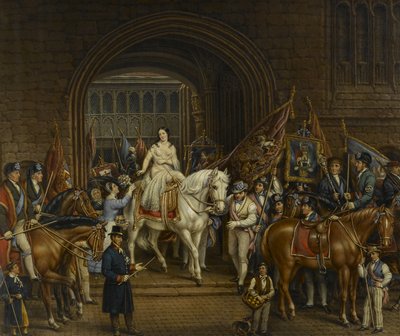 1829, 1867 की लेडी गॉडिवा जुलूस द्वारा डेविड जी