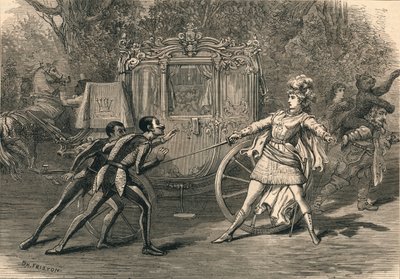 कोवेंट गार्डन पैंटोमाइम से दृश्य, 1878। द्वारा डेविड हेनरी फ्रिस्टन