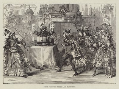 Drane Lane Pantomime से दृश्य द्वारा डेविड हेनरी फ्रिस्टन