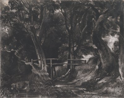 ए डेल, हेल्मिंघम पार्क, सफोल्क, 1830। द्वारा डेविड लुकास