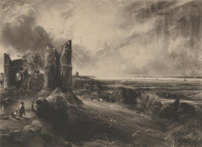 हैडली कैसल: लार्ज प्लेट, 1830-32। द्वारा डेविड लुकास