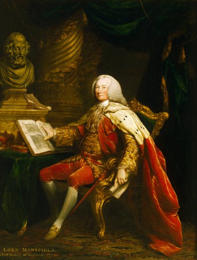 विलियम मरे का पोर्ट्रेट, मैन्सफील्ड का पहला अर्ल, c1770 द्वारा डेविड मार्टिन